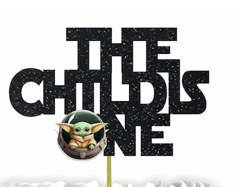 The Child 'One' Cake Topper - 1st Birthday Party Decor