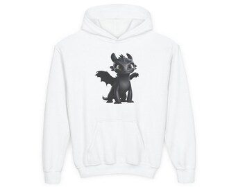 Kids Dragon Hoodie: Cotton-Blend Youth Sweatshirt
