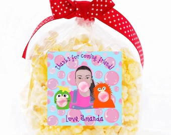 Miss Rachel Thank You Stickers, Ms Rachel Party Supplies