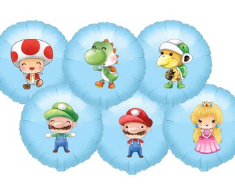 Plumber And Friends Balloon Stickers