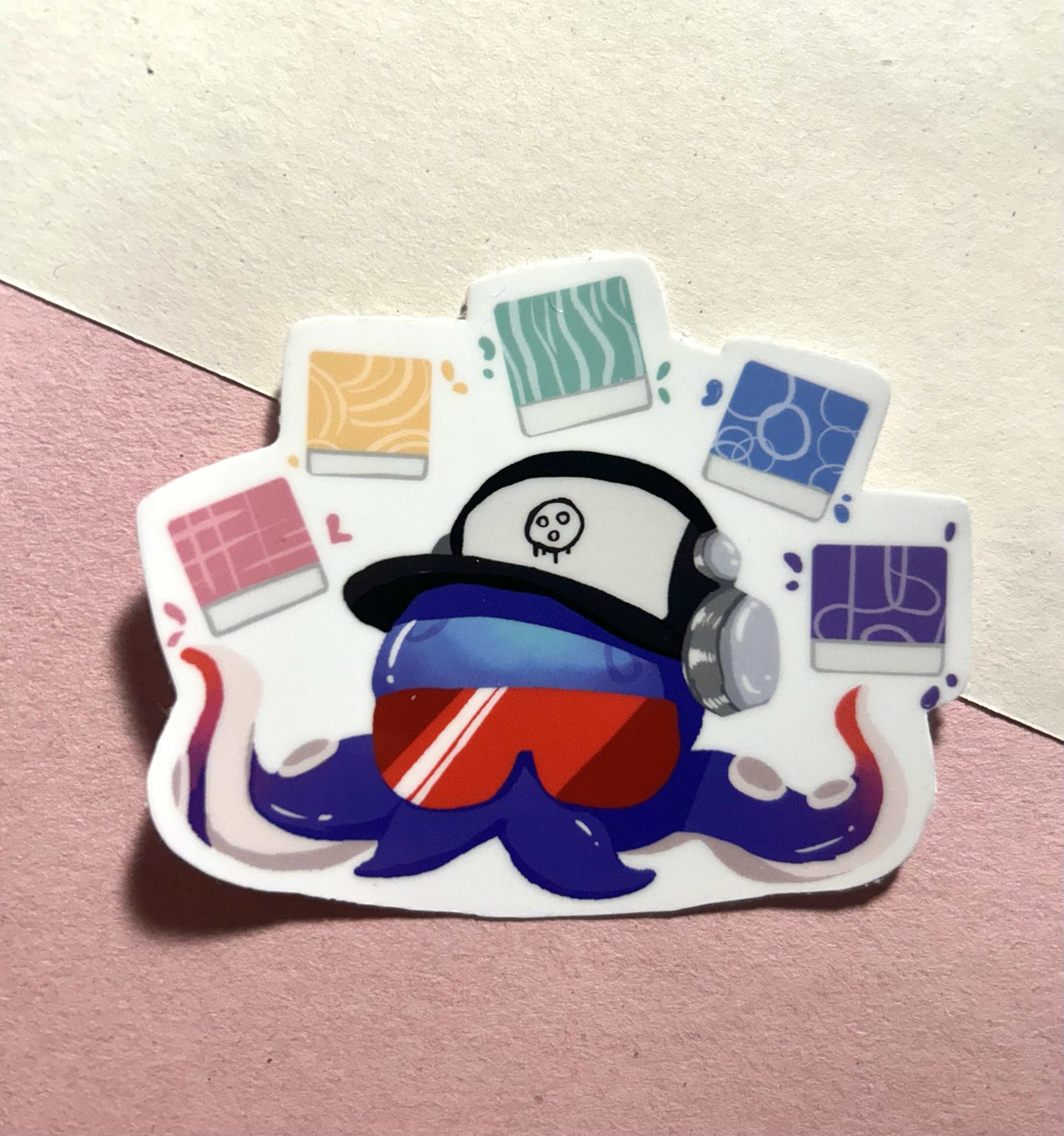 Splatoon Dedf1sh Side Order Vinyl Sticker