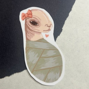 gum hoofd baby vinyl sticker David Lynch horrorfilm sticker