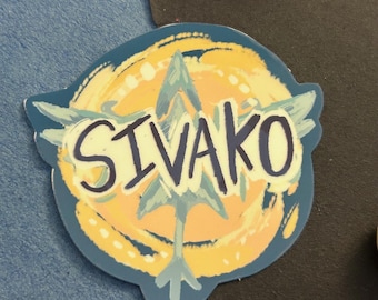 Pegatina de vinilo con la frase Na'vi de Avatar Sivako "¡Acepta el desafío!"