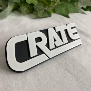 Crate amplifier badge