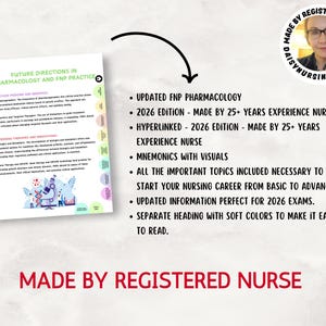 FNP Pharmacology Review Study Guide 2026 for Family Nurse Practitioner, Hyperlinked PDF image 5