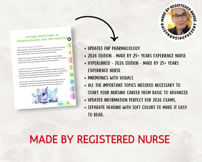 FNP Pharmacology Review Study Guide 2026 for Family Nurse Practitioner, Hyperlinked PDF image 5