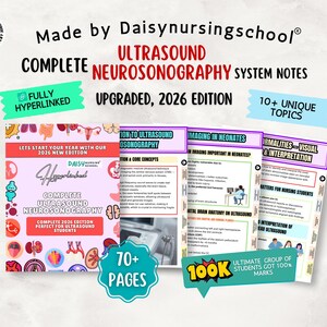 Neurosonography Study Guide Bundle, Neonatal Ultrasound Exam Prep. 2026 Edition (Digital Download)