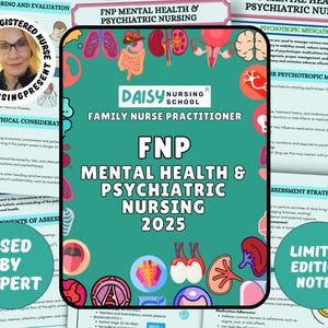 FNP Mental Health Nursing Notes: Psychiatric Nurse Practitioner Study Guide
