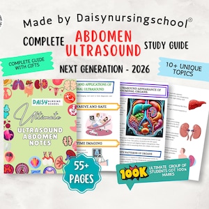 Abdomen Ultrasound Study Guide: Sonography Exam Prep, 2026 Edition (Digital Download)