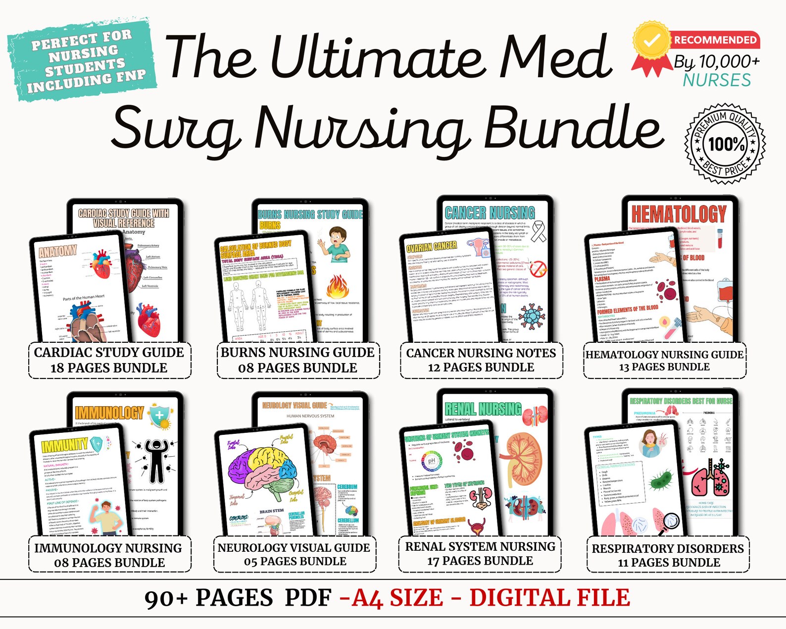 Ultimate Nursing School Success Bundle , Nursing Notes, Nursing Bundle ...