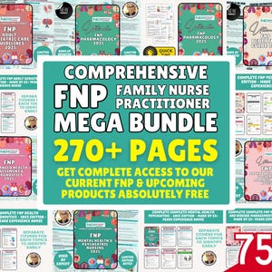 FNP Mega Bundle, FNP Disease and Pharmacology, Pediatric NP Clinical, Fnp Pharmacology Review Study, Fnp exam review, Aanp& Ancc Exam Board