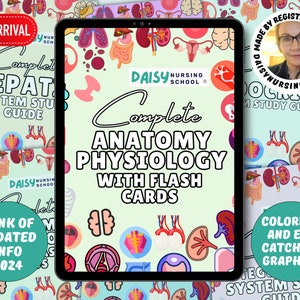 Ultimate Anatomy and Physiology 150+ Pages, Anatomy Study Guide, Anatomy Notes, Physiology Notes, A and P,Nursing Study Guide,Nursing Bundle