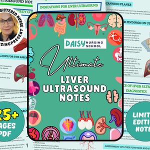 Notatki z badania USG wątroby, egzamin SPI, notatki z wykładów w formacie PDF Szkoła USG dla studentów USG jamy brzusznej i małych części, sonografia