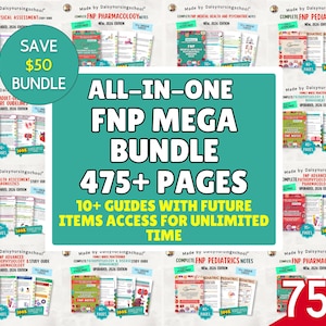 Mega pakiet egzaminacyjny FNP, przegląd chorób, farmakologii i pediatrii, wydanie z 2026 r. z hiperłączami (PDF)
