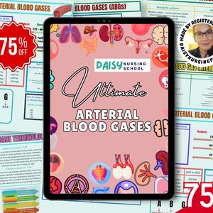 Emogasanalisi arteriosa, equilibrio acido-base, interpretazione dell'emogasanalisi, guida allo studio per studenti di infermieristica, download digitale