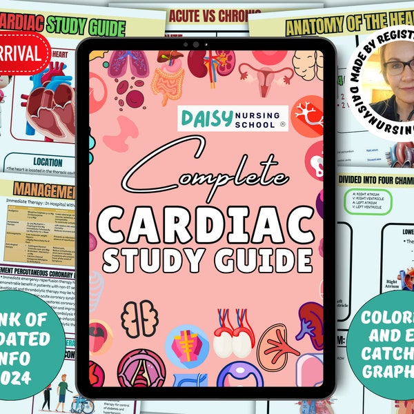 Cardiac Disorders Nursing Notes 2024, Cardiovascular System, Med Surg, Nursing Study Guide, Nursing Study Notes, Anatomy Physiology Notes