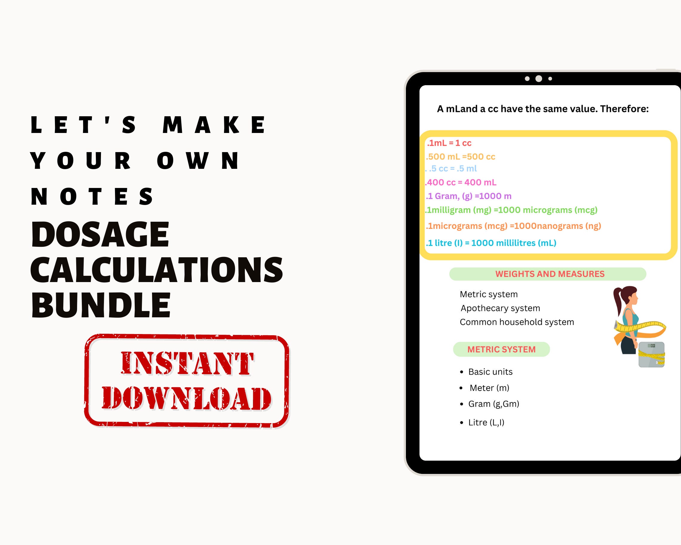 Dosage Calculation Bundle, Drug Dose Calculation, Medication Nursing ...