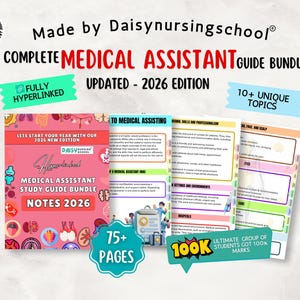 Medizinischer Assistent Studienführer: CMA/MA Exam Prep, 70+ Seiten, Update 2026