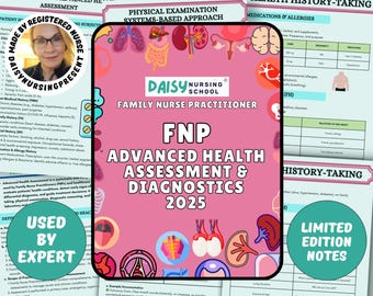Complete FNP Health Assessment Diagnostics Study Guide 2025 for Family Nurse Practitioner