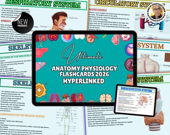 Anatomy & Physiology Flashcards, The Ultimate Study Guide, 2026 Edition (PDF)