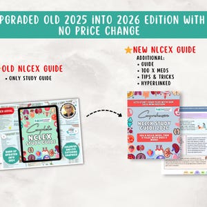 NEW Complete NCLEX Study Guide Bundle: Nursing Notes, Hyperlinked (Digital Download) image 2