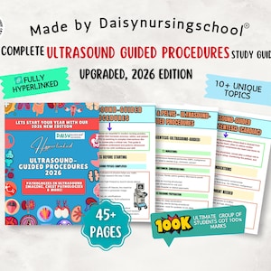 Sonographie Exam Prep 2026, Hyperlink AKTUALISIERT mit neuen Funktionen (digitaler Download)