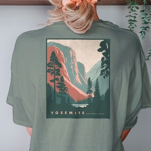 Yosemite Shirt, National Park Shirt, Comfort Color Shirt, Yosemite Tshirt, Camping Shirts, Hiking Shirt, Unisex