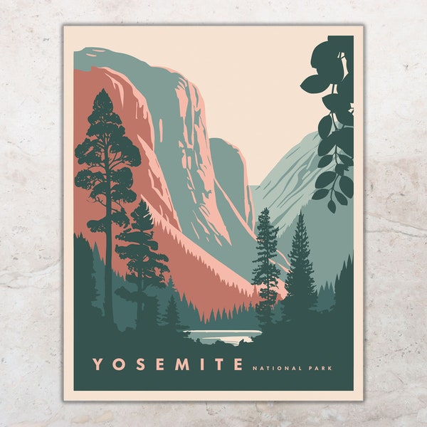 Yosemite Sticker, Yosemite National Park Sticker, California Decal, Waterproof Vinyl, Water Bottle Sticker, Camping And Hiking Sticker