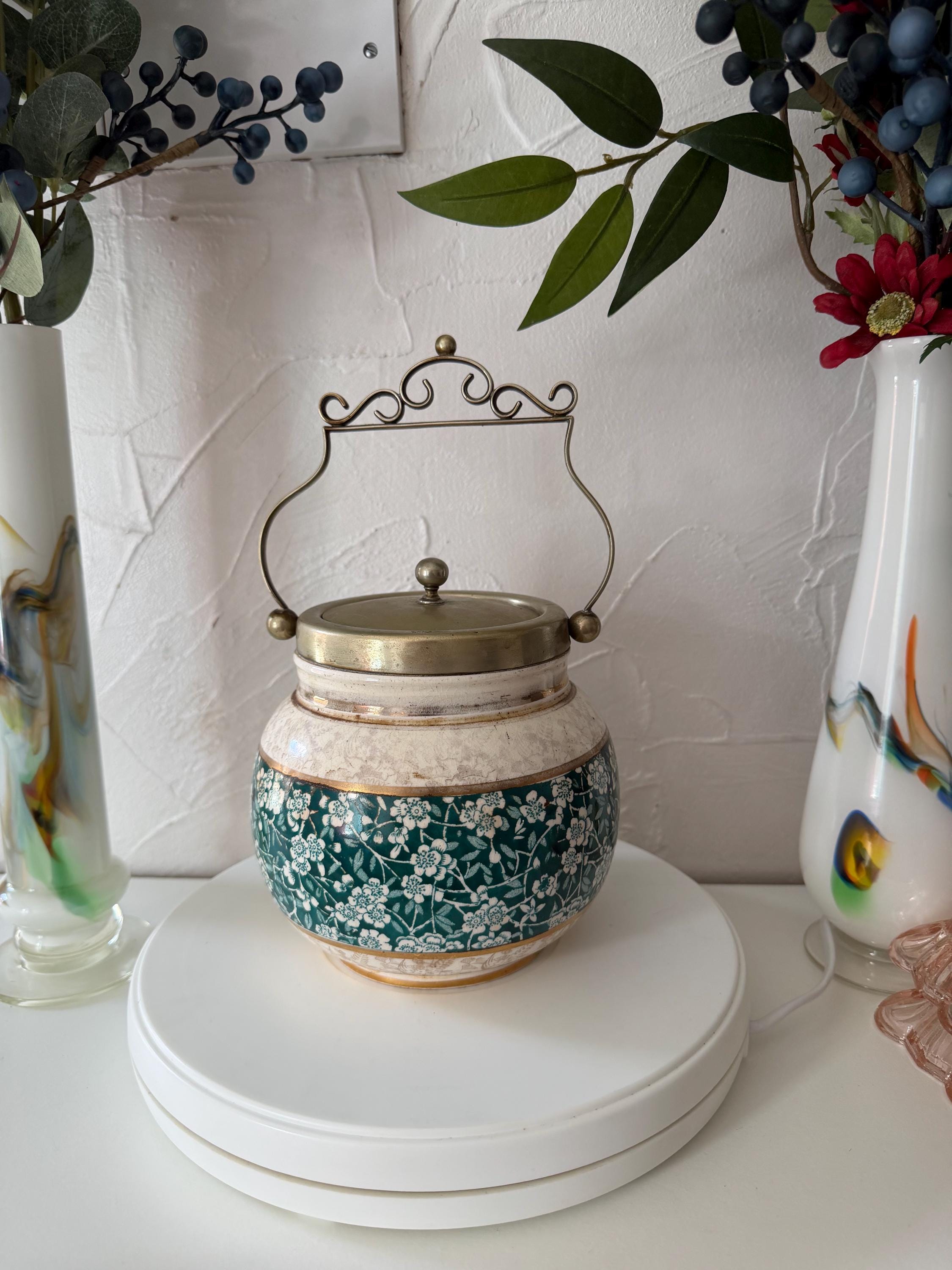 Chintz Biscuit Barrel - Etsy