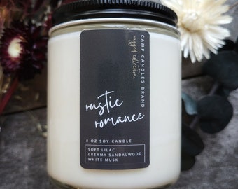 Rustic Romance Soy Candle