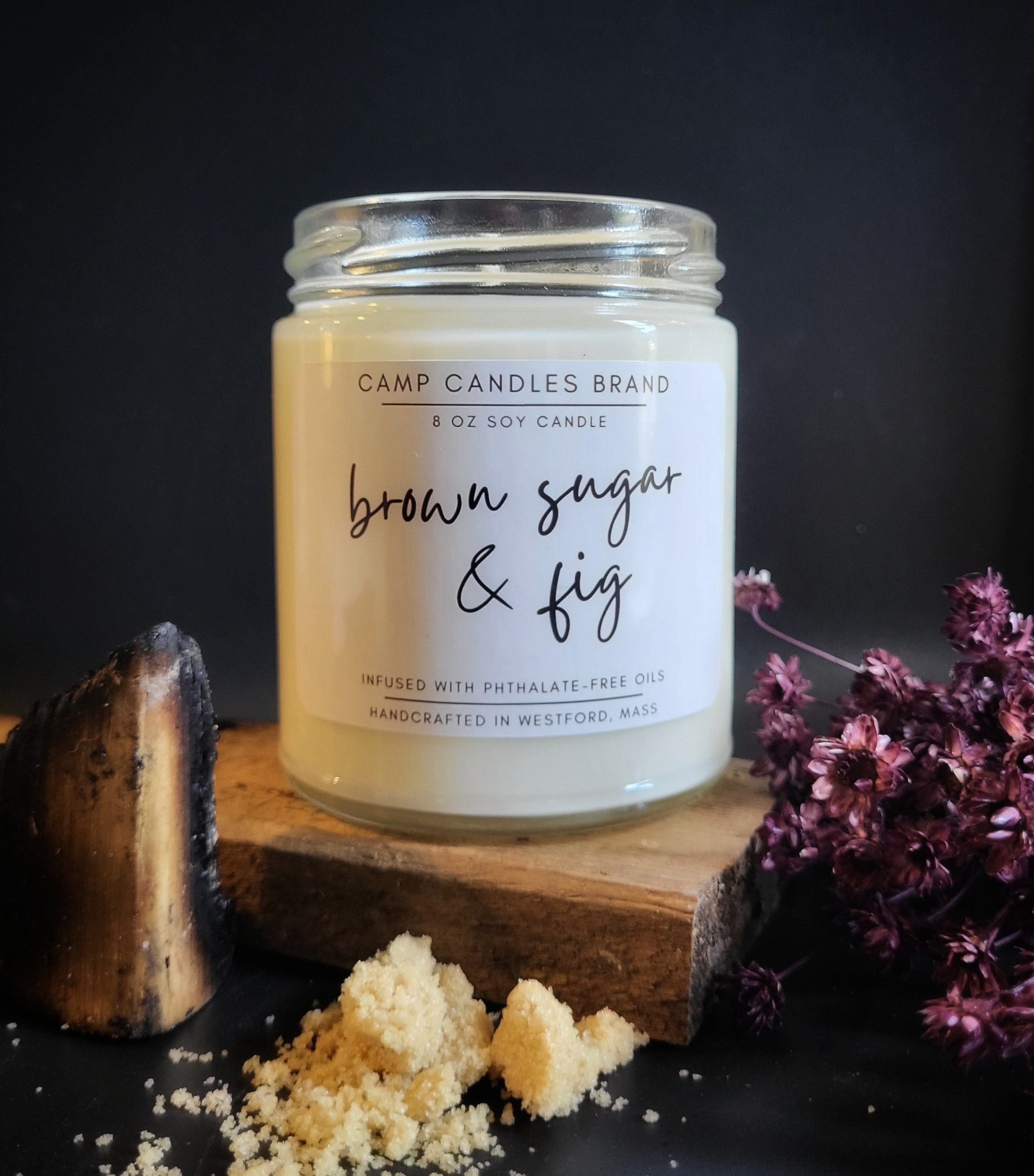 Mediterranean Fig Scented Soy Candle | 26 oz | Hand-Poured Candles by Uncommon James Home