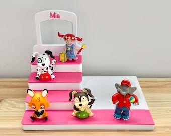 Personalised Toniebox 2 Shelf Medium | Magnetic Figure Storage, Tonie Stand & Charging Holder