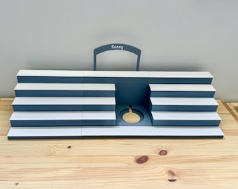 Personalised Toniebox 1 Shelf XXL: Magnetic Figure Storage, Tonie Stand & Charging Holder