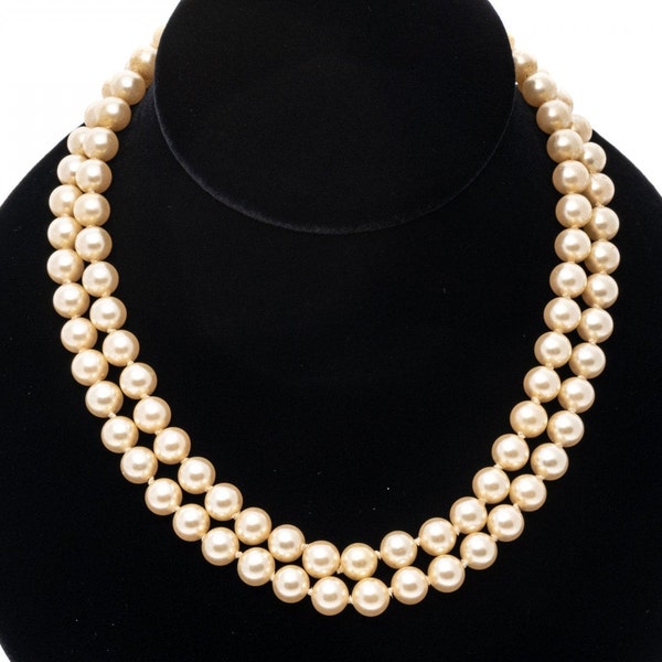Double Strand Pearls - Etsy