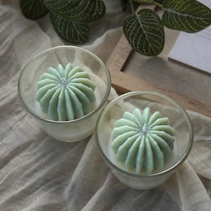 Barrel Cactus Candle, Soy Wax Candle