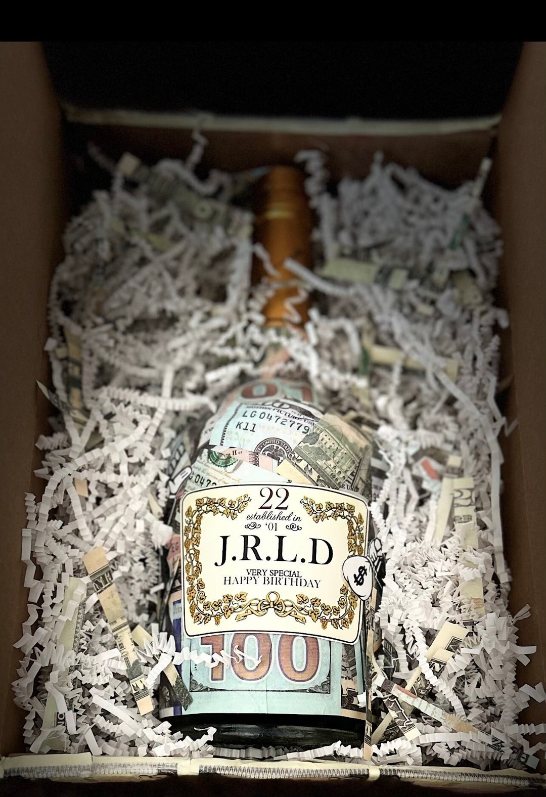 Custom Hennessy Bottle Etsy