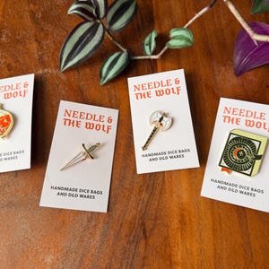 DnD Inventory Enamel Pins