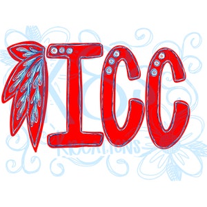 Itawamba Community College Indians, Made-to-Order, Sublimation, PNG, Digital Download