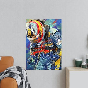 Fernando Alonso Renault R25-R26 World Champion 2005-2006 Formula One 2025 Poster | F1 Fanatics