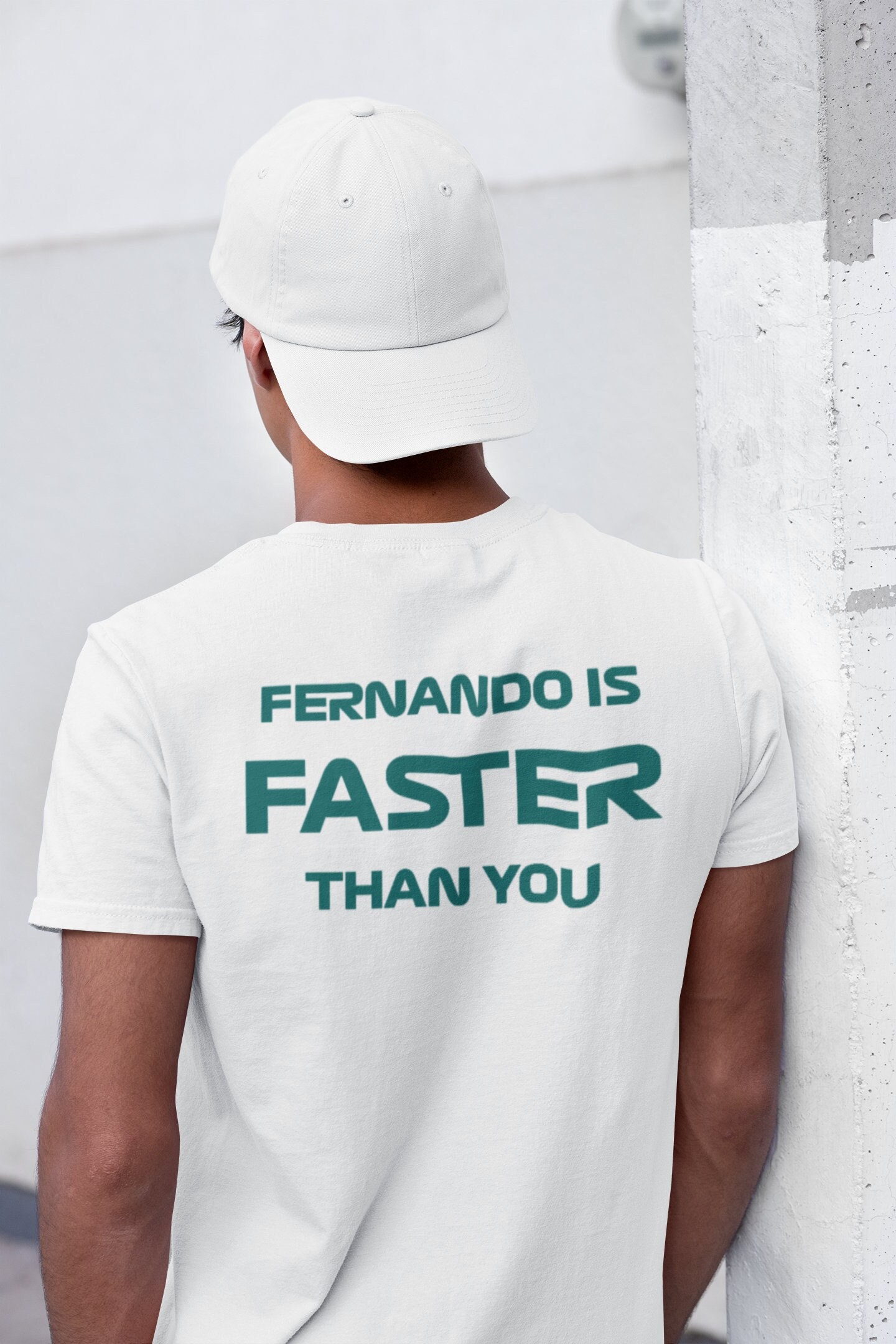 Camiseta FERNANDO IS FASTER THAN YOU 2.0 de Fernando Alonso Formula –  Club 1863