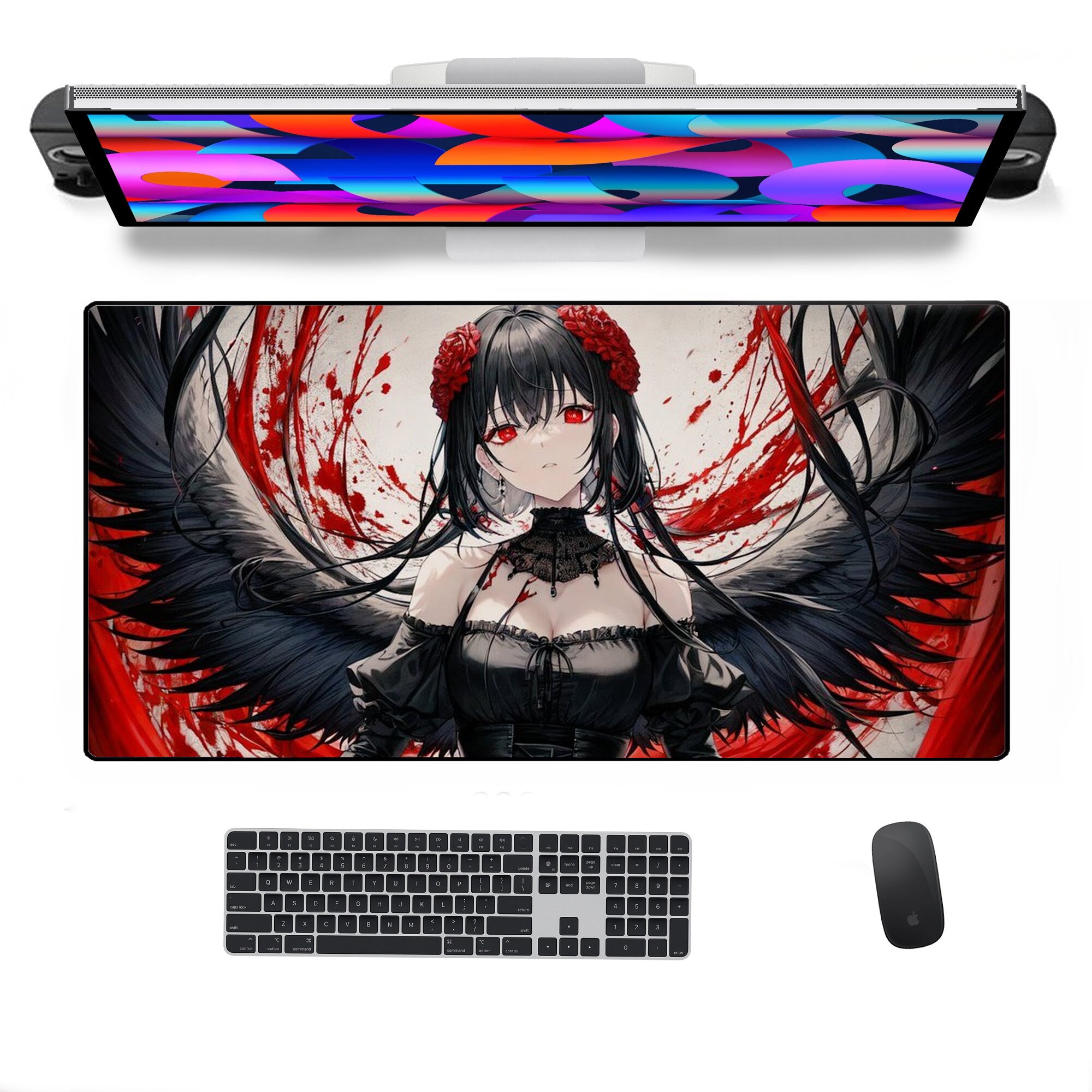 Huzain products Mouse Pad Anime Mouse Pad Gaming Mouse Pad Large Mouse PadExtended  Desk Mat Desk Pad for Mouse Suitable9in x 7in