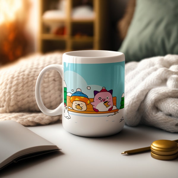 Maplestory Mushroom Winter Snow Coffee Mug