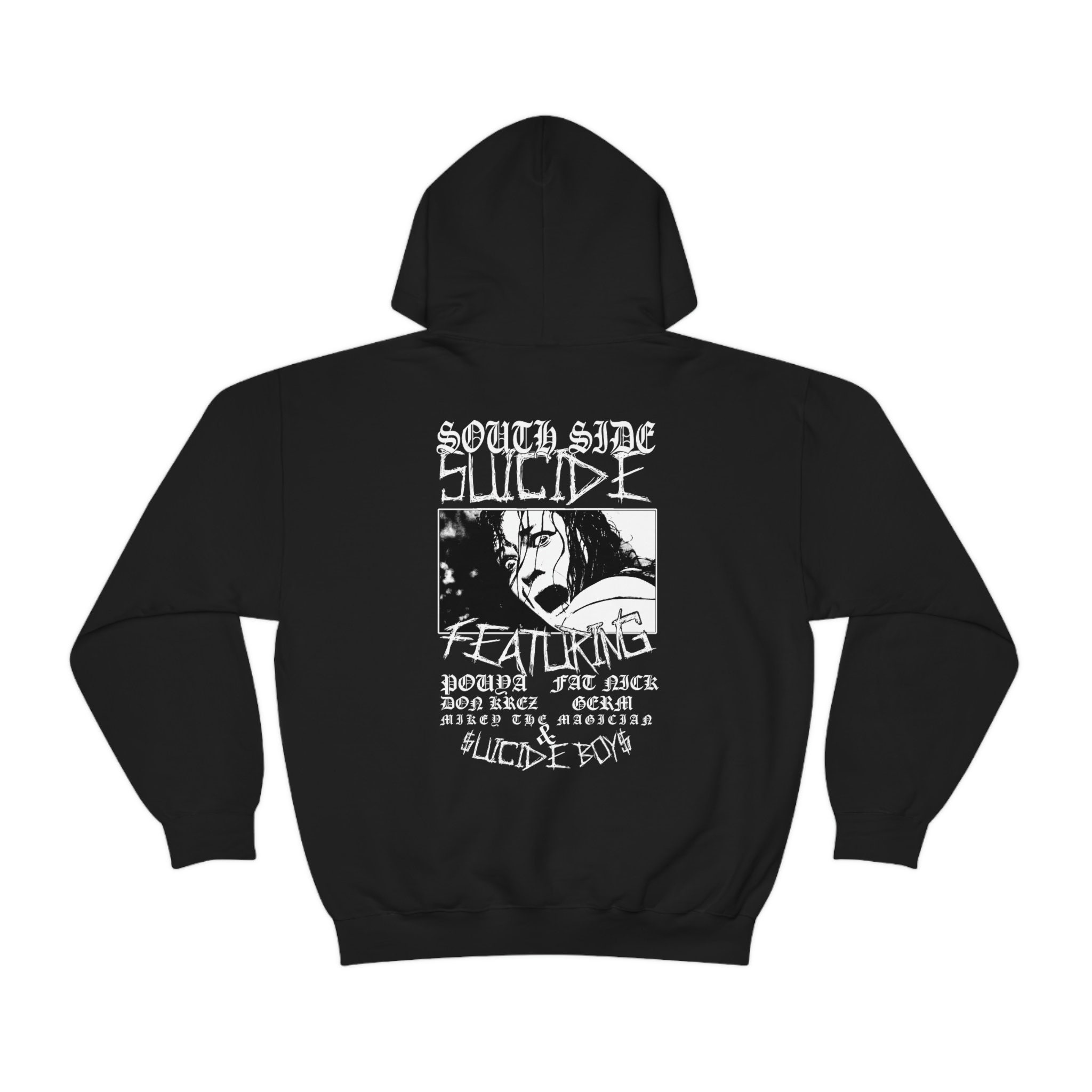 Suicide Boys Gothic Hoodie • Y2K Oversized Streetwear • Dark Rap 