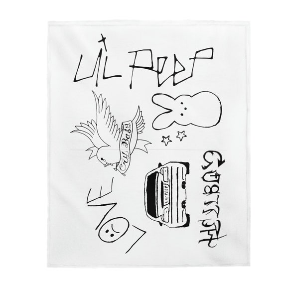 Lil Peep Velvet Throw Blanket Lil Peep Beamer Boy Hellboy Gothboy Clique Blanket Etsy Canada