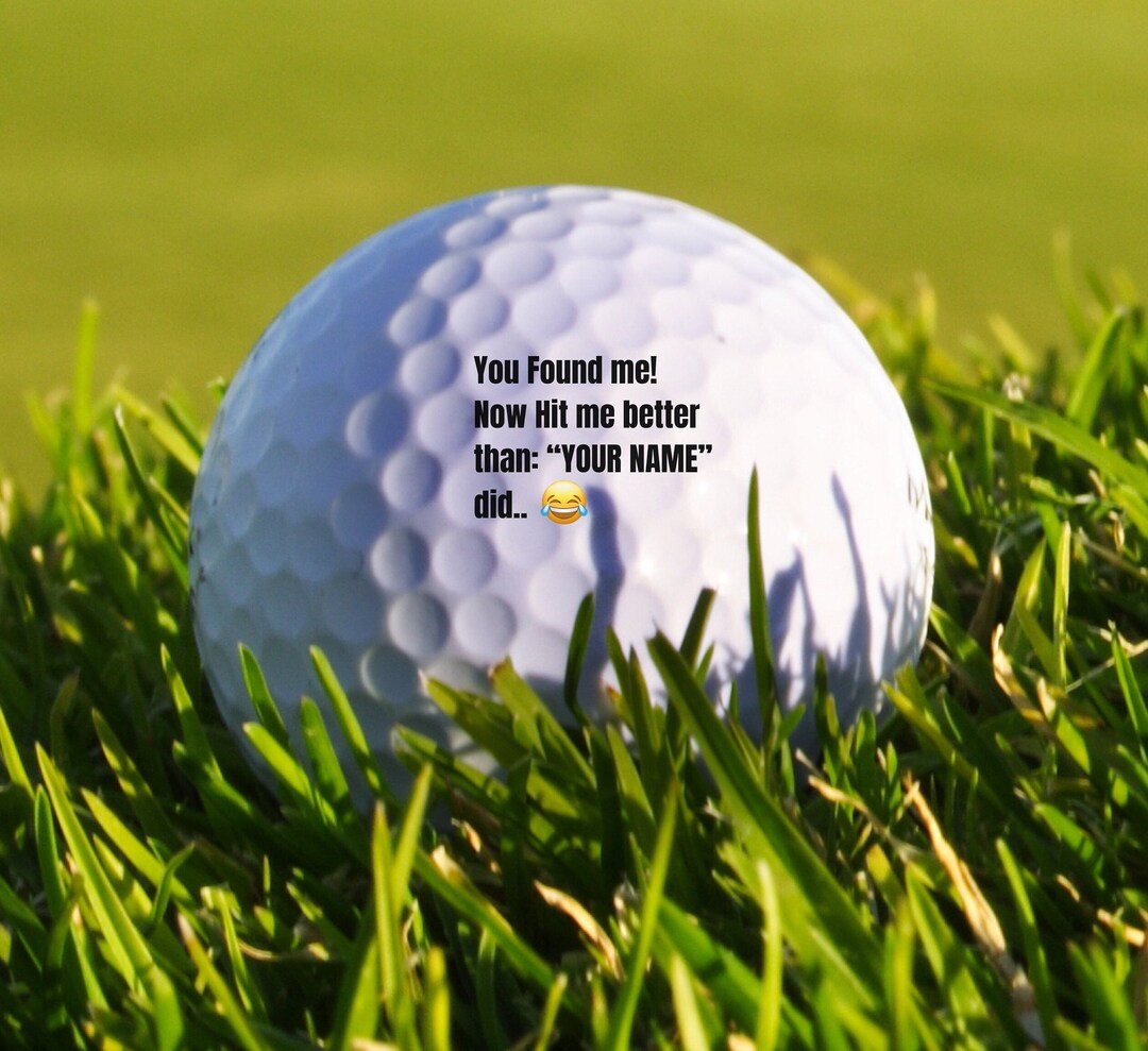 Personalized Golf Balls Groomsmen Funny Golf Gifts for Him Etsy UK