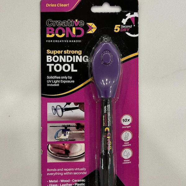 UV bonding tool super strong glue with UV light bonds and repairs virtually everything within seconds