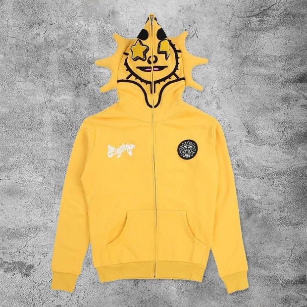 日本製・綿100% 00s Vintage FUGA Multi-Zip Jkt Y2K | metodoicm.com.br