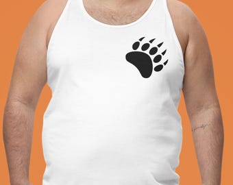 Gay Bear, Gay Clothing, LGBTQIA, Bears of Hawthorne – Bärenpfote – Unisex-Tanktop