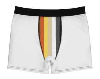 Herren Gay Bear Schweinchen Braten Boxer Briefs: LGBTQIA Pride Unterwäsche