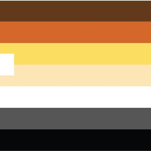 Bandera del Orgullo del Oso - Diseño para tarjeta de crédito LGBTQ